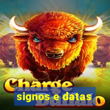 signos e datas